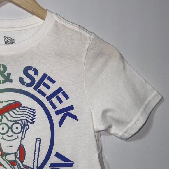 Waldo Hide & Seek retro Shirt Kids' Size Medium (8) NWT - Picture 3 of 5